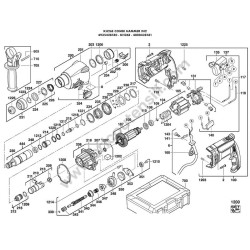 AEG Combi Hammer KH26E Parts - Drawing