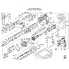 AEG Combi Hammer KH26E Parts - Drawing