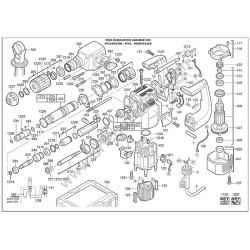 Milwaukee PCE3 Demolitore Ricambi - Esploso