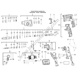 Milwaukee PFH26T Ricambi - Esploso