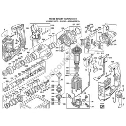 Milwaukee PLH20 Tassellatore Ricambi - Esploso