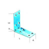 Angle plate with 8 holes - 1