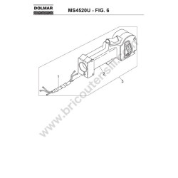 Ricambi Dolmar per Decespugliatore MS4520U - Esploso 5