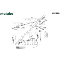 Ricambi Metabo per Martello Combinato KHE 2650 - Esploso