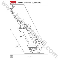 Ricambi Makita per Decespugliatore BBC5700 - Esploso 4