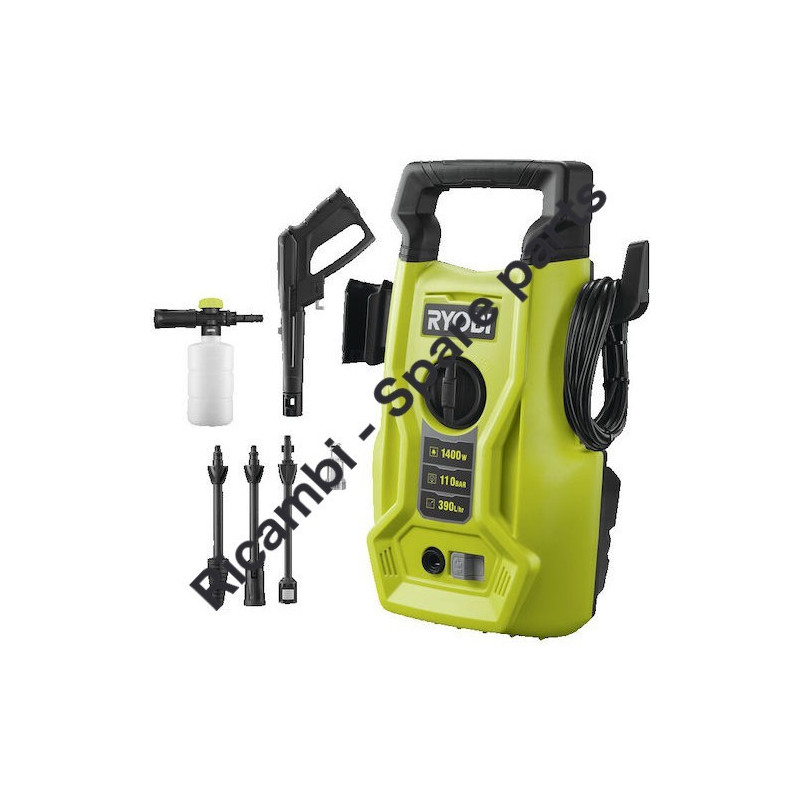 RYOBI RY110PWA Idropuitrice Ricambi