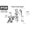 RYOBI RY120PWA Idropuitrice Ricambi - Esploso