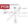 RYOBI RHT25X60RO Tagliasiepi Ricambi