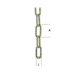 Decorative Chain ideal for Suspendend Lights mod. twisted