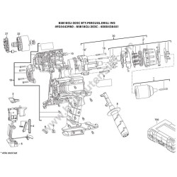 AEG BSB18C-Li202C Drill Driver Parts - Drawing