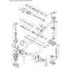 Makita HR4510C Spare Parts - Drawing