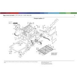 Bosch Table Saw GTS 18V-216 Parts - Drawing 2