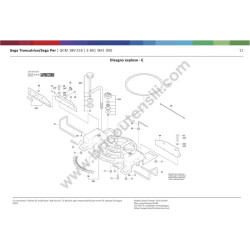 Bosch Ricambi per Troncatrice GCM 18V-216 - Esploso 4
