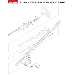 Makita EX2650LH 4-stroke Brushcutter Parts - Drawing