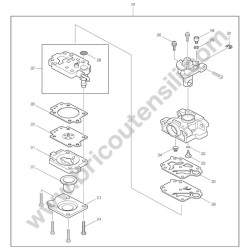 Makita Decespugliatore EM2650LH Ricambi 3