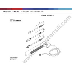 Bosch Idropulitrice Aquatak 1350 Euro Ricambi - Esploso 2