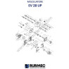Rurmec Mixer EV28UP Spare Parts - Drawing