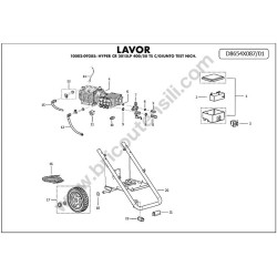Lavor Pressure Cleaner HCR 2015LP Parts - Drawing 1