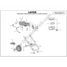 Lavor Ricambi per Idropulitrice HCR 2015LP - Esploso 1