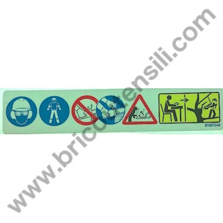 Makita Label for Chainsaw Makita DCS230T