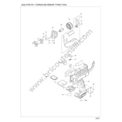 Makita Ricambi per Legaferri DTR181 - Esploso 1