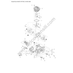 Ricambi Makita per Motosega EA3501S - Esploso 2