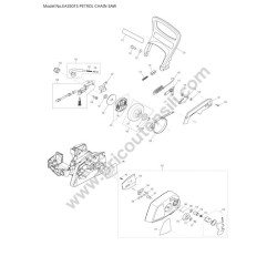 Makita EA3501S Spare Parts - Drawing 4
