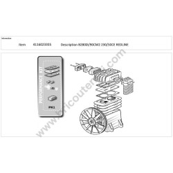 ABAC B2800I-90CM2 REDLINE Ricambi - Esploso 1
