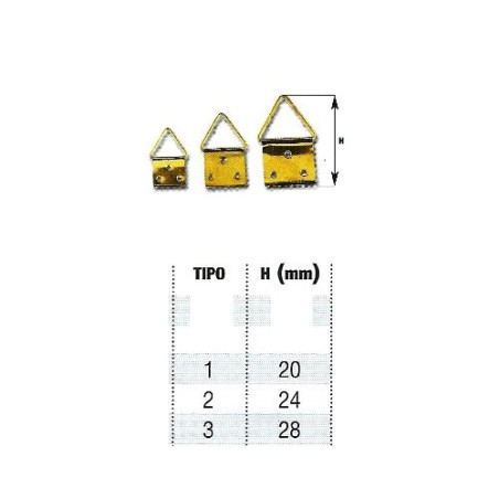 Hinged hanger for frameworks