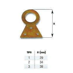 Fixed hanger for frameworks