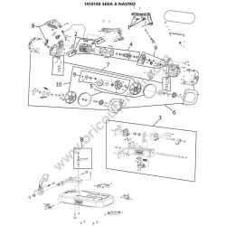 Valex Ricambi per Sega a Nastro Portatile TN1200 - Esploso