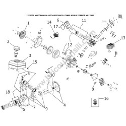 Valex Motor Pump MP17000 Parts - Drawing