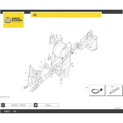 Tubo per Idropulitrice Annovi & Reverberi Blu Clean 142