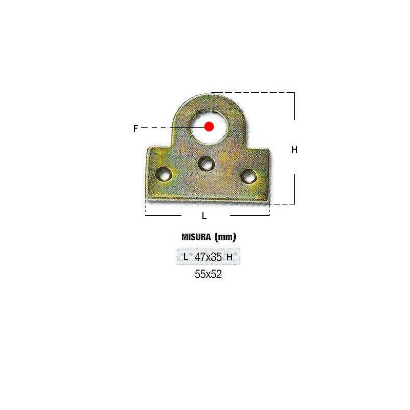 Plate for use with padlock