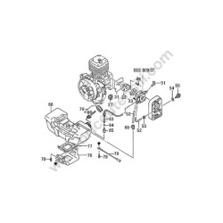 Tanaka Spare Parts for Brush Cutter TBC-500 - Drawing 3