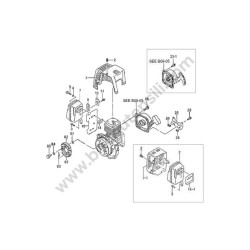 Tanaka Spare Parts for Brush Cutter TBC-500 - Drawing 4