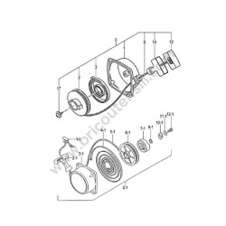 Tanaka Spare Parts for Brush Cutter TBC-500 - Drawing 5