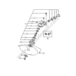 Tanaka Spare Parts for Brush Cutter TBC-500 - Drawing 10