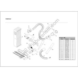 Ricambi Flex per Aspiratore VC 35 L MC - Esploso 4