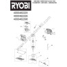 RYOBI RMS180-S Multi Sander Parts Drawing