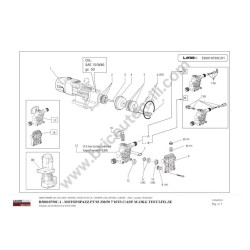 Lavor Ricambi per Idropulitrice Prime 165 Esploso Motore