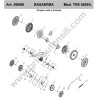 Ama Petrol Self-Propelled Lawnmower TRX-560HL Parts Drawing 4