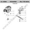 Ama Petrol Self-Propelled Lawnmower TRX-560HL Parts Drawing 6