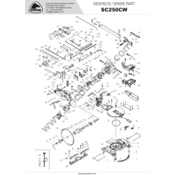 Stayer Drawing SC250CW Spare Parts