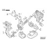Bosch Spare Parts for Cordless Impact Drill PSB 1440 LI-2