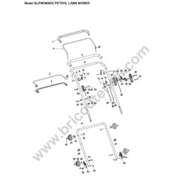 Dolmar Rasaerba PM5600S3R Esploso Ricambi