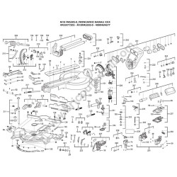 Milwaukee M18FMS305-0 Mitre Saw Parts Drawing