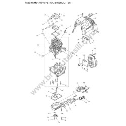Dolmar Decespugliatore MS-4300.4U Esploso Ricambi 2