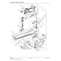 Hikoki CH65Y Hedge Trimmer Parts Diagram