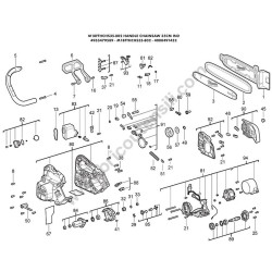 Milwaukee Ricambi per M18FTHCHS35-802 Esploso Ricambi